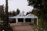 Carport in Sonderform - Pyramide